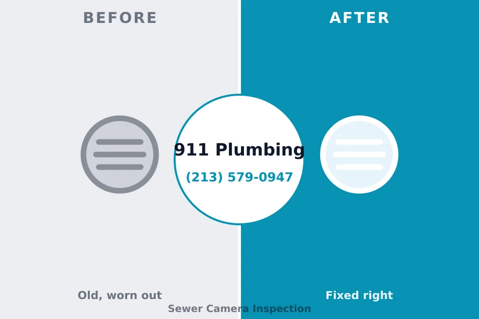 Before and after: plumbing company New River, AZ